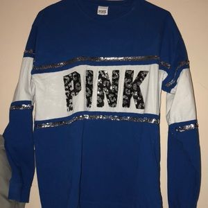 Pink long sleeve lounge shirt